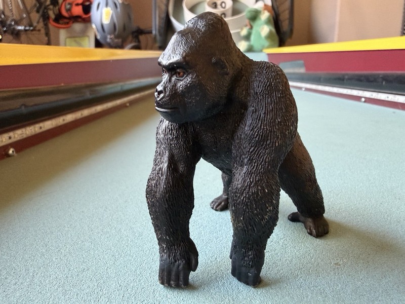 Schleich 2011 MALE GORILLA Figure Silverback Adult Ape Monkey 14661 Retired Toy