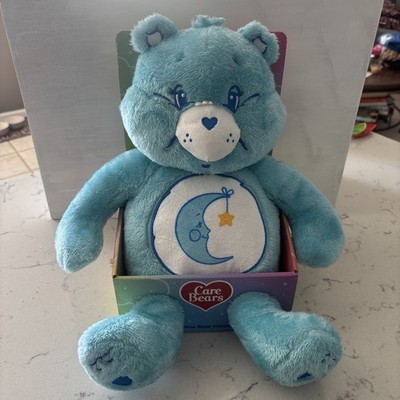 Care Bears Bedtime Bear Heatable Plush   12'' Comfy Plush Blue Bear Moon Star