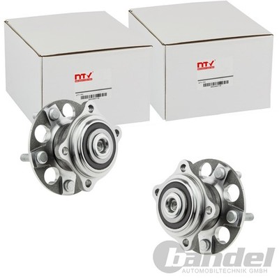 2X NTY RADLAGER SATZ HINTEN BEIDSEITIG PASSEND FÜR MITSUBISHI GRANDIS