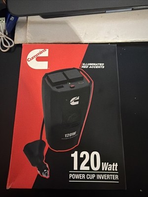 Cummins Diesel 120W Strip Modified Sine Wave Dual Port Cup Inverter for Vehicles