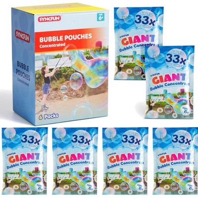 Seifenblasen Lösung Set 6 Pack Konzentration Groß 4.5 Gallonen Bubble Maschin...