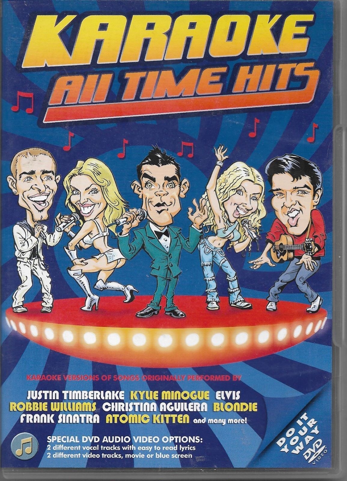 Karaoke All Time Greats DVD POSTED 48 HOURS TRACKED