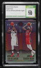 2019 Illusions Double Vision Zion Williamson Brandon Ingram CSG 10 Pristine 1o2