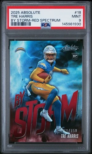 2025 Panini Absolute Tre Harris Spectrum Red (PSA 9)