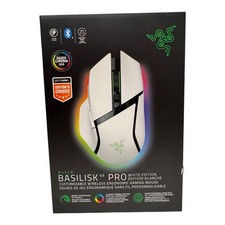 Razer Basilisk V3 Pro Wireless Gaming Mouse White 30K DPI NEW