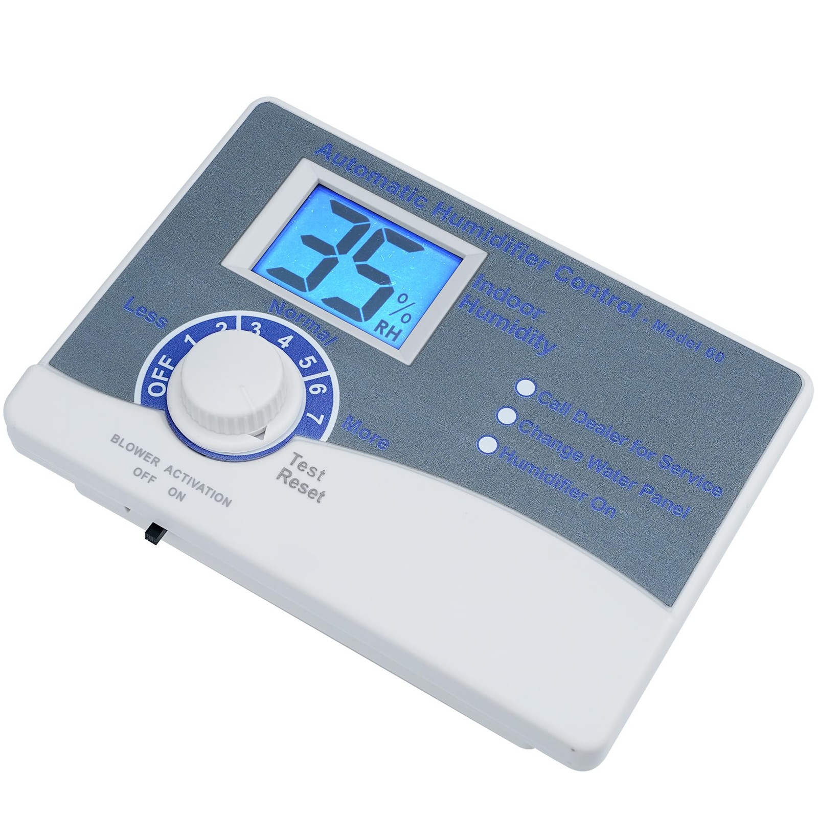 60 Whole House Humidifier Control Humidistat with Outdoor Temperature Sensor,...