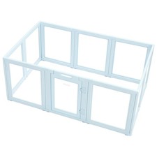 VEVOR Dog Whelping Box, 76x49x30 in Plastic Dog Whelping Pen for Large Sized Dog