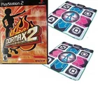 PS2 DDR Max2 DDRmax2 Game USED + 2x PS2 Wired Dance Pads Mats