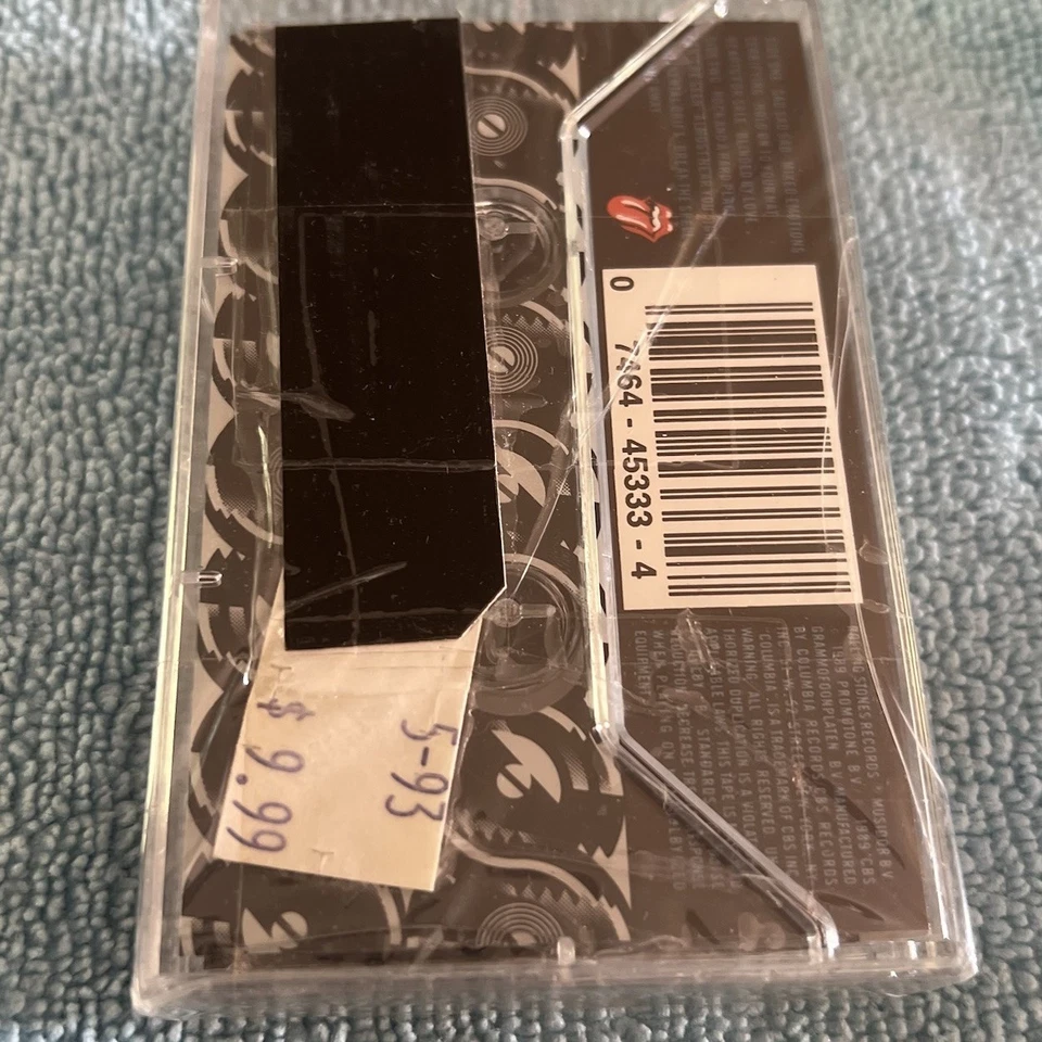 Rolling Stones Steel Wheels CassetteNew Sealed Vintage Tape - Image 2 of 4