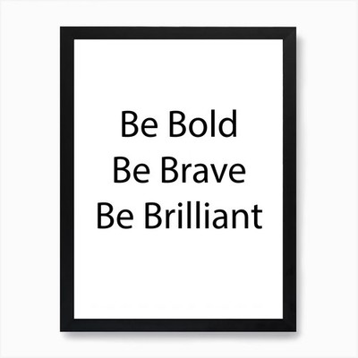 Motivationszitat 7 Kunstdruck gerahmt Wandbild Poster Leinwanddruck Bild