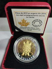 2014 Canada $20 Fine Silver (1 oz.) The Seven Sacred Teachings -  TRUTH 