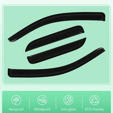 Window Deflectors For 14-19 Silverado/Sierra Extended Cab Guards Window Visors