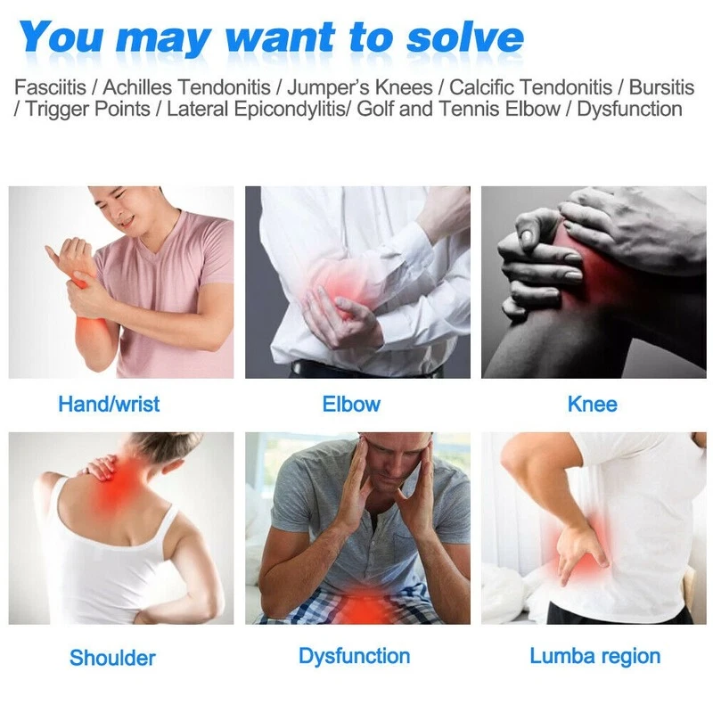 Máquina de terapia de ondas de choque enfocada con pantalla táctil 7 cabezales tratamiento ED alivio del dolor Foto 4 de 4