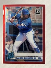 Vladimir Guerrero Jr. 2019 Donruss Optic Rated Rookie Red Pandora Prizm /99