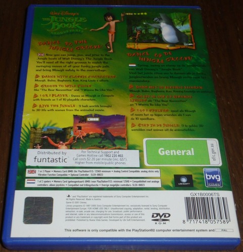PLAYSTATION 2 GAME DISNEY'S THE JUNGLE BOOK INCLUDES MANUAL PAL - Bild 3 von 3