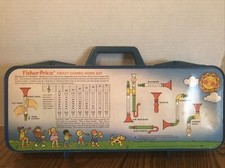 Fisher Price Crazy Combo Horn Set #604 - COMPLETE, Vintage 1984 Made In USA