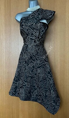 navy blue dress for baby girl AllSaints Fleur Shimmer Asymmetric Hem Pleated Dress main image 0