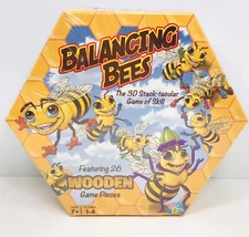 NEW - Balancing Bees 3D Stacking Game of Skill- Wooden Game Pieces  Ages 7+ 