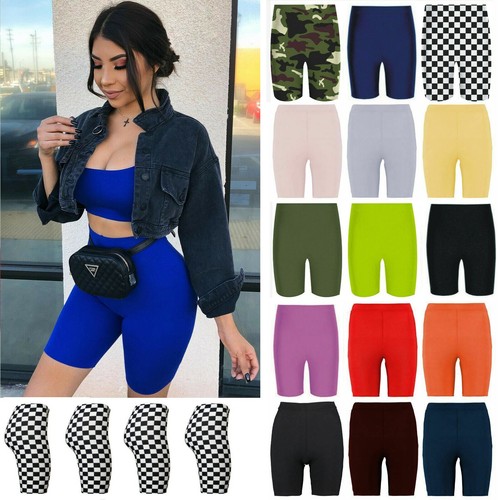 Pantalones cortos de para mujer Pantalones Leggings Baile Gimnasio Biker activo Casual Deportivo eBay