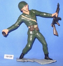 Louis Marx  Co. Inc. 1963 US Marine Hand Painted Toy Soldier Made in Hong Kong