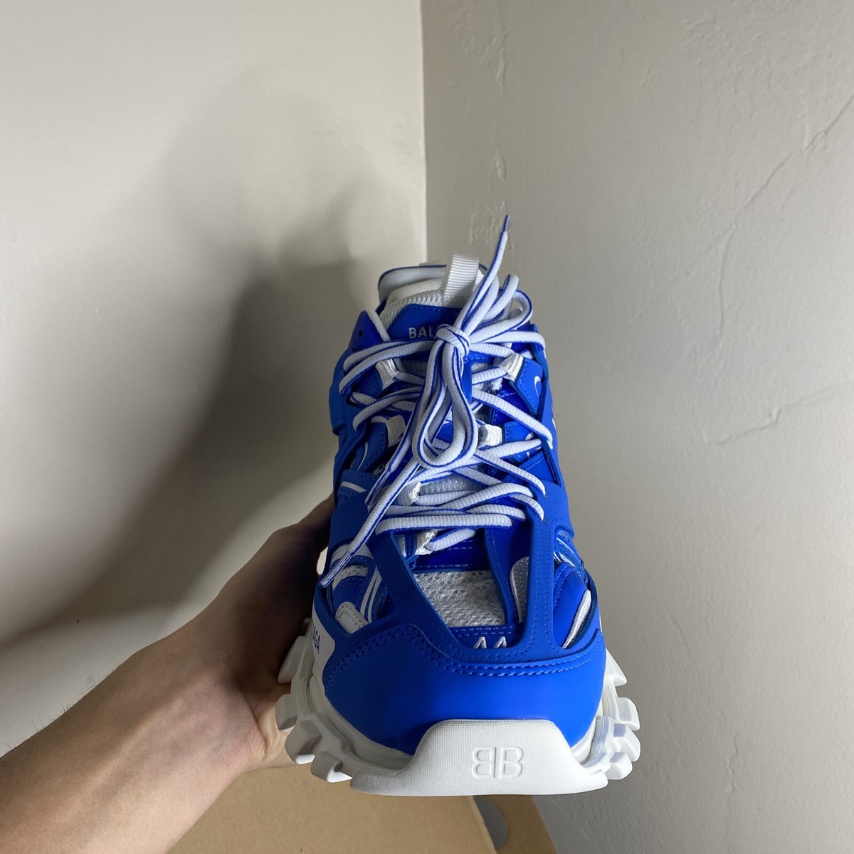 バレンシアガ トラック スニーカー 42 LED ブルー Balenciaga Track LED Men's Sneakers Size 42 EU/ 9 US Blue