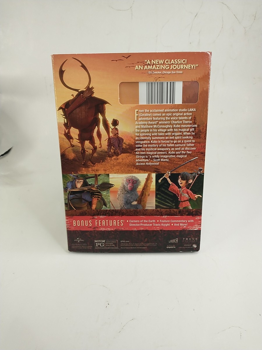 Kubo and the Two Strings Anime/Animated DVD 2016 NEW! 25192285394