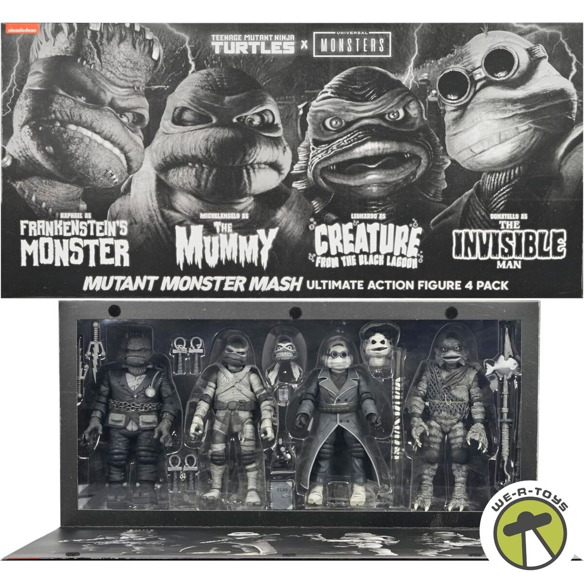 TMNT X Universal Monsters Mutant Monster Mash Black and TMNT X Universal Monsters Mutant Monster Mash Black and