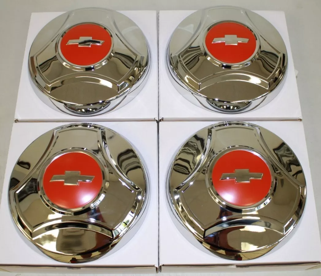 1964 1965 1966 CHEVROLET TRUCK 1 2 TON HUBCAP NEW SET OF 4 CHROME