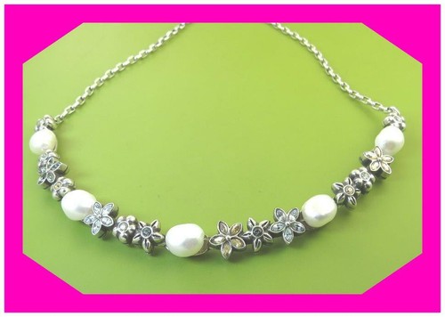 BRIGHTON PARADISO Flower Crystal Pearl 