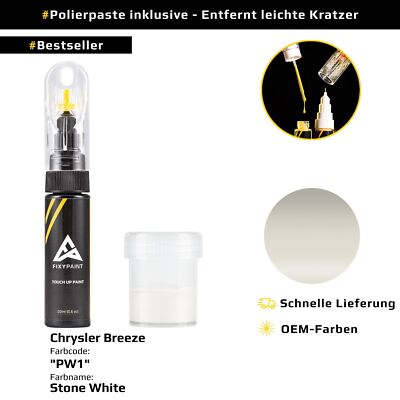 Lackstift für Chrysler Breeze Code: PW1 Stone White