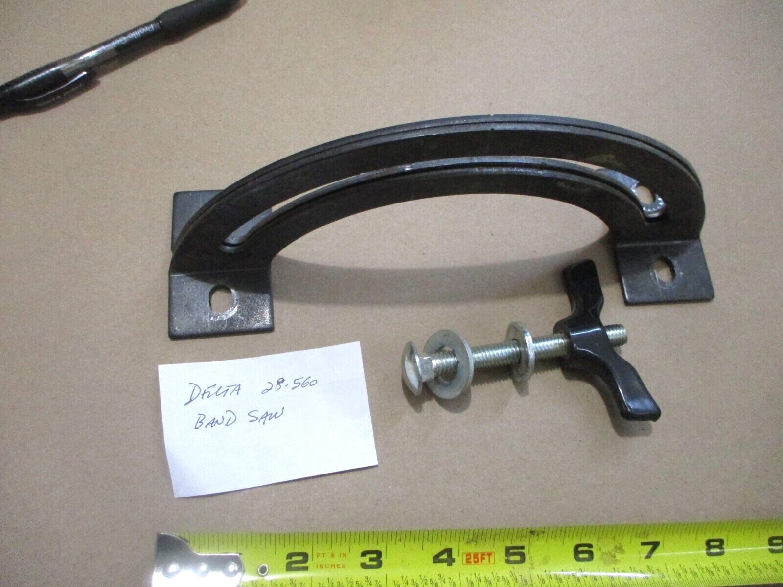 Lock Knob & Bolt From The Table Trunnion Assembly For Delta 28-560 Band Saw 