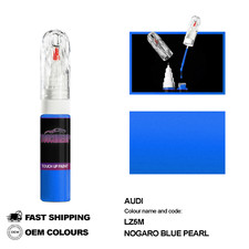 FÜR AUDI NOGARO BLAU LZ5M Touch Up Lackstift Pinsel Fix Kit Kratzer Chip Set ...