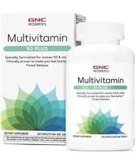 GNC Women's 50 Plus One Daily Multivitamin Multimineral Support Women 1-2027 RK3