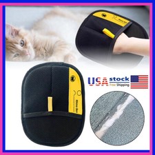 New Electrostatic Pet Hair Removal Gloves Brush, Double-sided Pet Grooming Glove