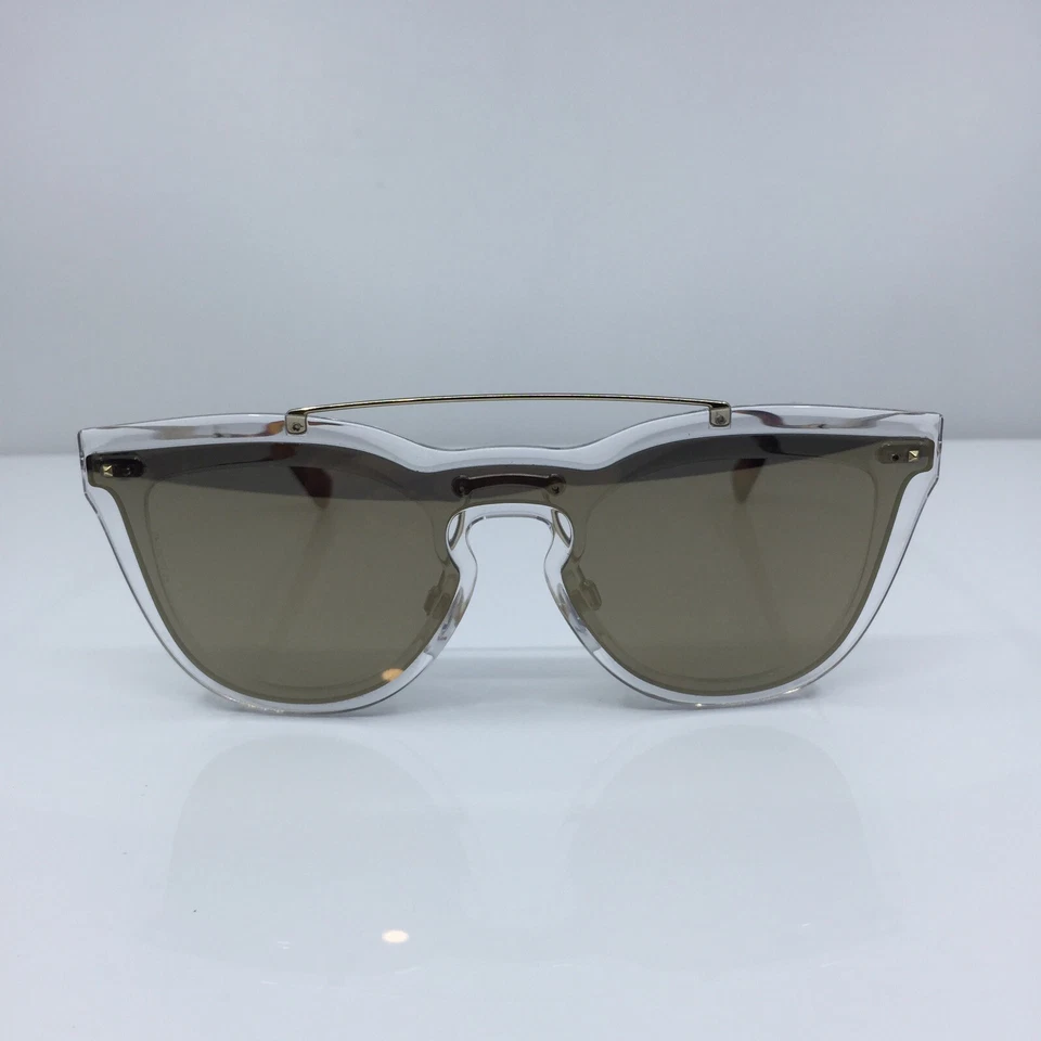 New Valentino Sunglasses Valentino VA 4008 C. 5024/5A Crystal with Light Gold
