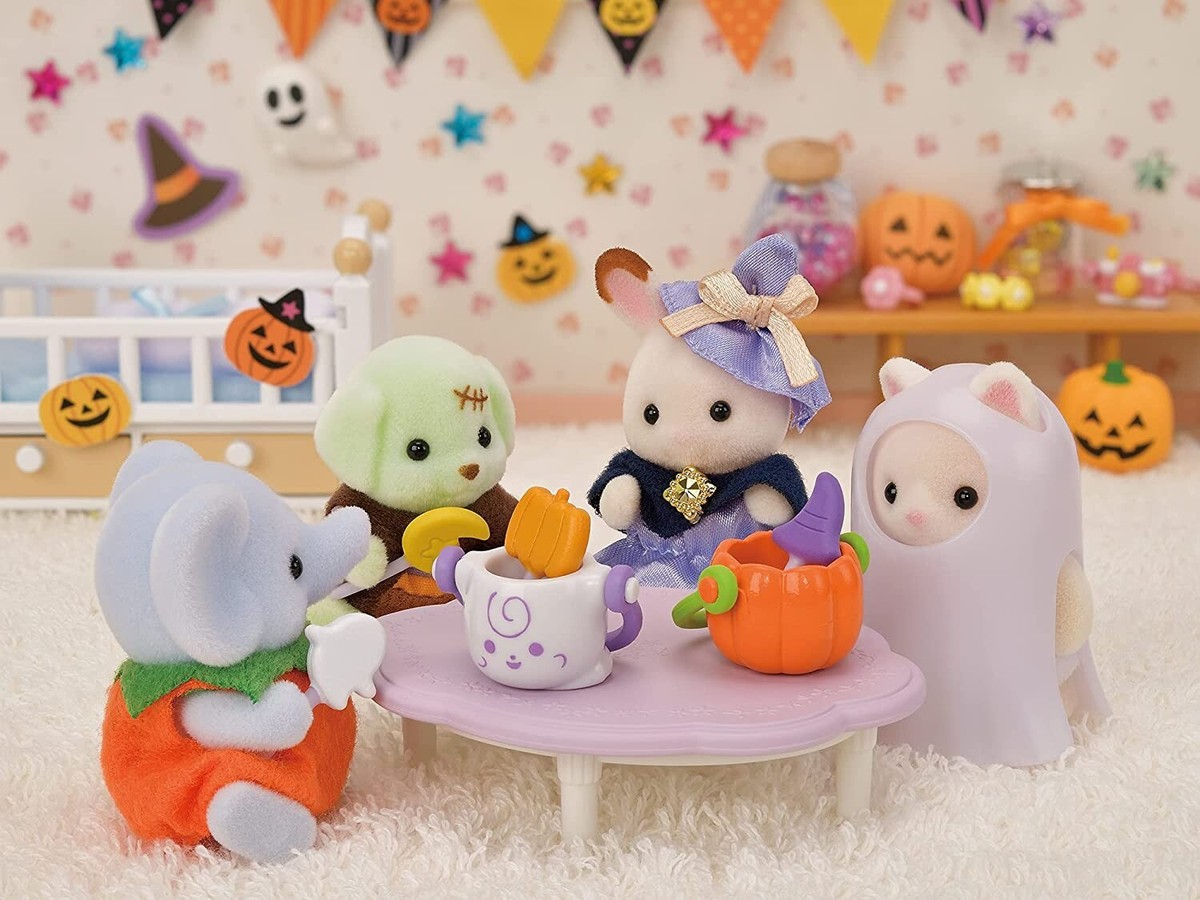 CALICO CRITTERS ハロウィン 3体セット Calico Critters Sylvanian Families Halloween Night Parade