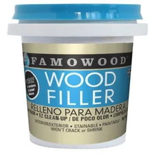 Famowood Latex Water Based Filler Putty Multiple Colors Selection 1/4 Pint