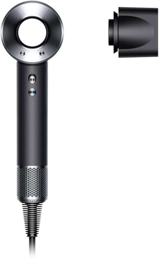 Dyson hair dryer large air volume Supersonic (Black/Nickel HD08  