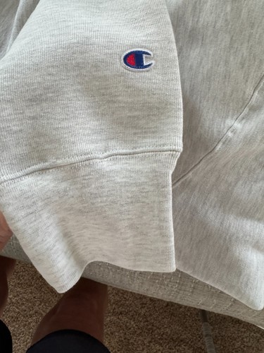 NEW Champion Sweatshirt 2XL Reverse Weave Class Crew Light Gray with Tags Soft - Picture 3 of 13