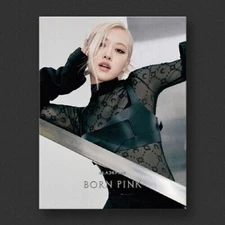 BLACKPINK [BORN PINK] 2nd Album DIGIPACK Ver ROSE CD+POSTER+Buch+Karte+Lyrics