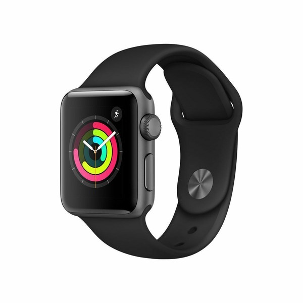 Apple Watch Series 3 38mm Aluminiumgehäuse-Space Grey mit 