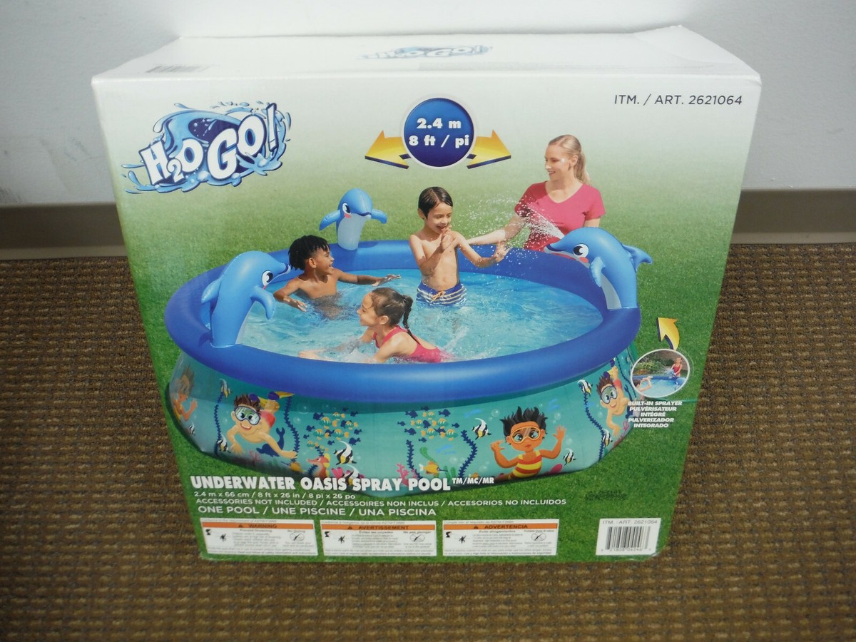Costco H20go Family Fun Pool Bestway H2OGO! Underwater Oasis Spray
