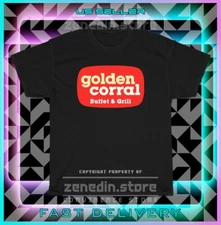 New Hot Golden Corral Restaurant Logo Men's T-Shirt American Size Men T-Shirt