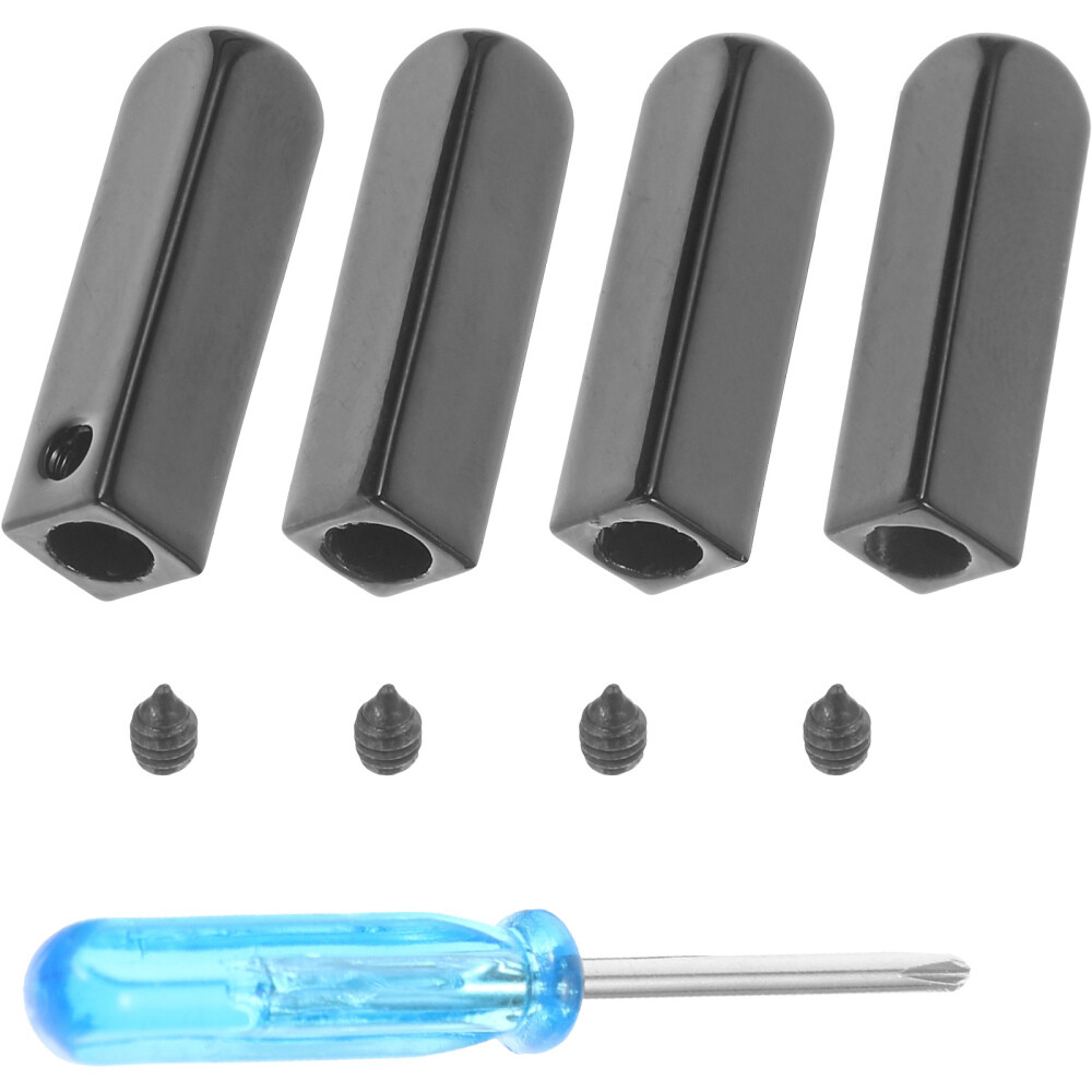 APL Lacci per scarpe eleganti lacci in metallo punte stringhe lacci per scarpe testa uomo