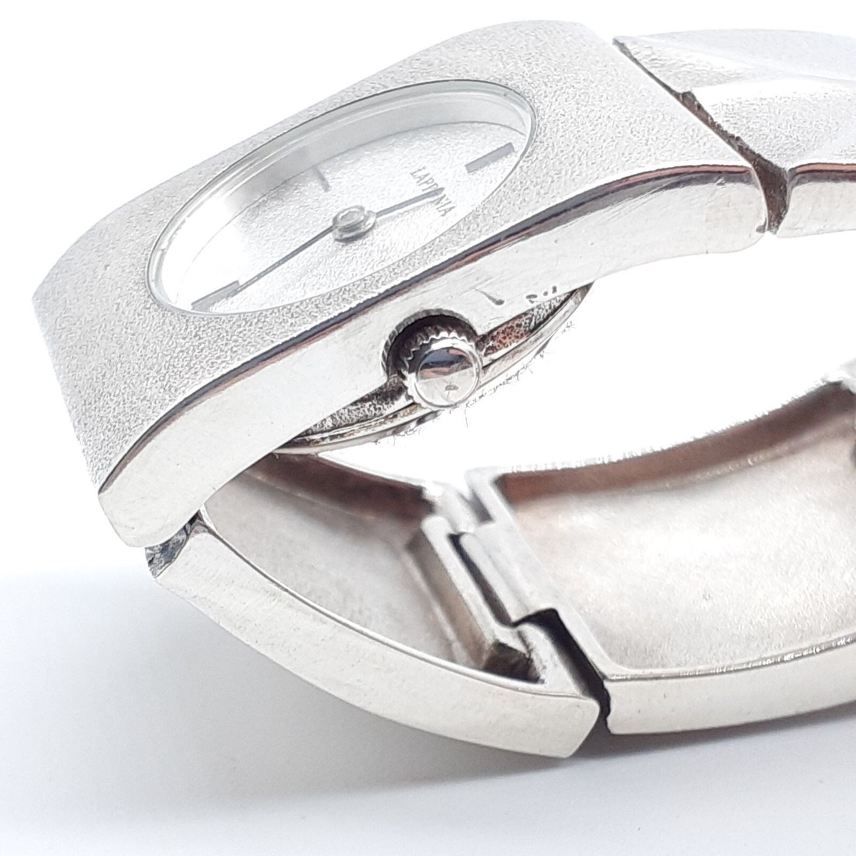 lapponia シルバー　腕時計 LAPPONIA Sterling Silver Bangle Watch Quartz Pre-owned with