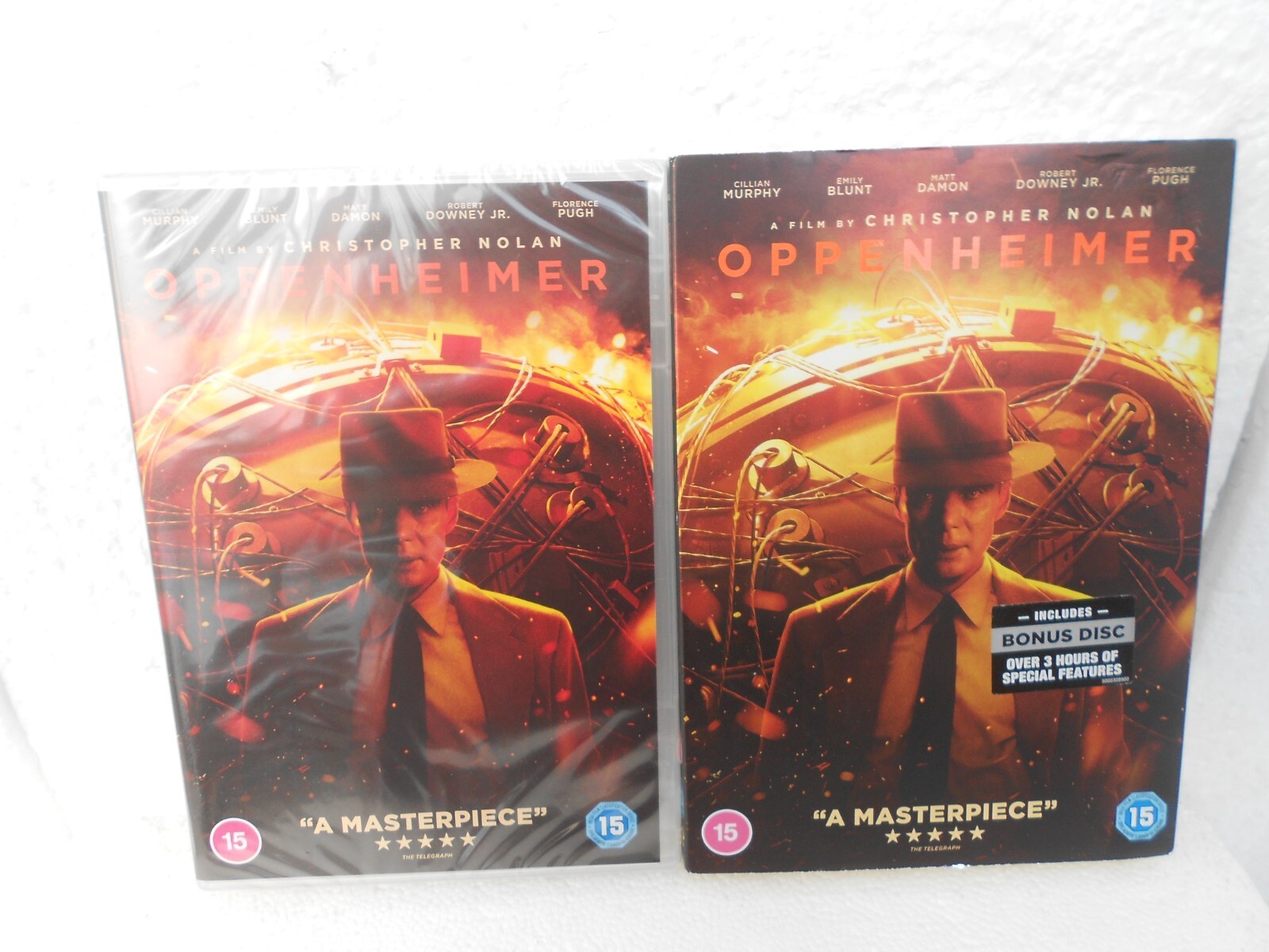 CHRISTOPHER NOLAN Oppenheimer (DVD, 2023, 2-Discs) REGION 2 DVD NEW