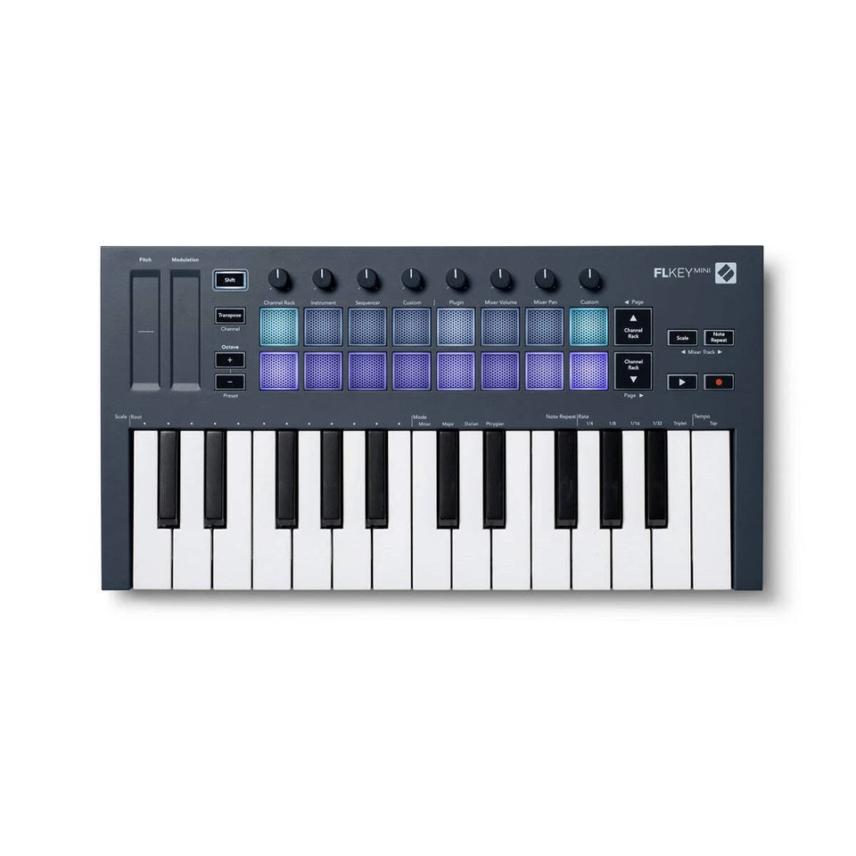 Novation FLKey Mini MIDI USB Controller 25-Key for FL Studio - Belfield Music - image 3 of 4