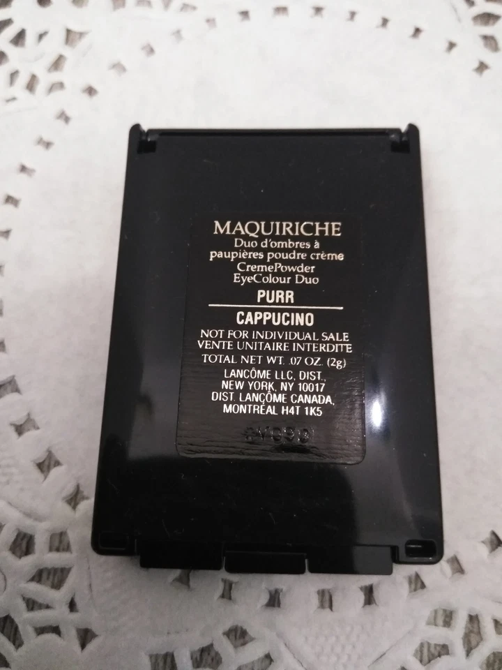 LANCOME Maquiriche CremePowder EyeColour duo .07 oz - purr & Cappuccino - Image 4 of 4