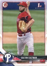 2018 Bowman Draft #BD96 Colton Eastman