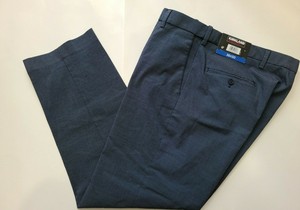 Kirkland Signature Hombre No Hierro Pantalón de comodidad con extensor  cintura, estado de ánimo Indigo | eBay